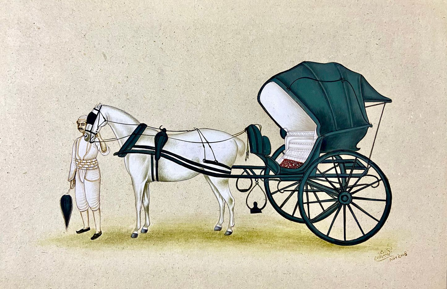 The Vintage Horse Buggy – Original Fine Art Painting