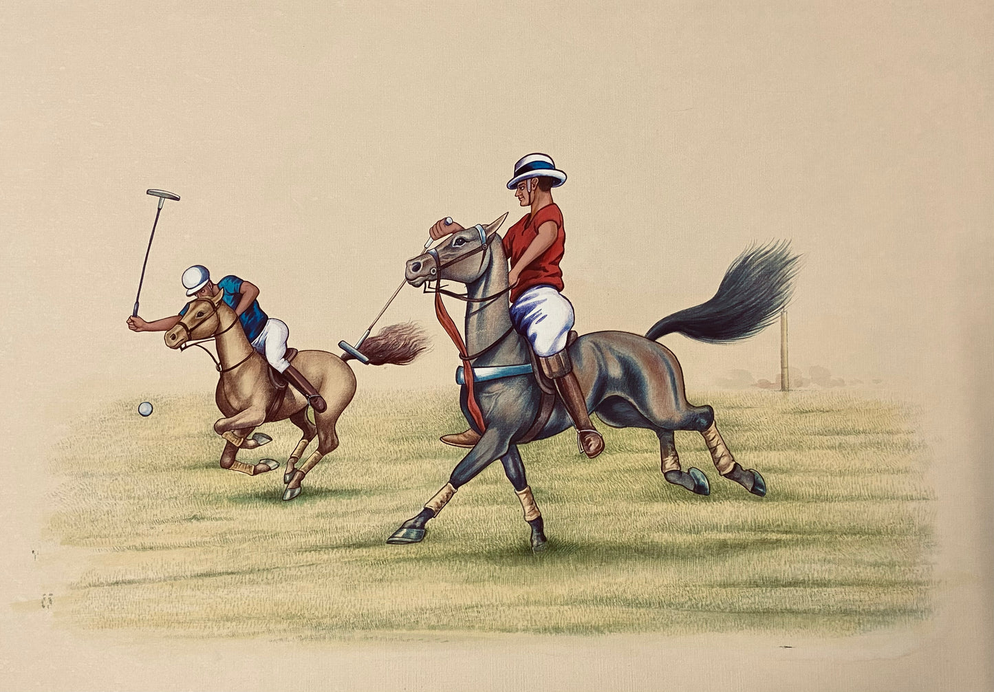 The Regal Sport of Polo – Fine Art Painting